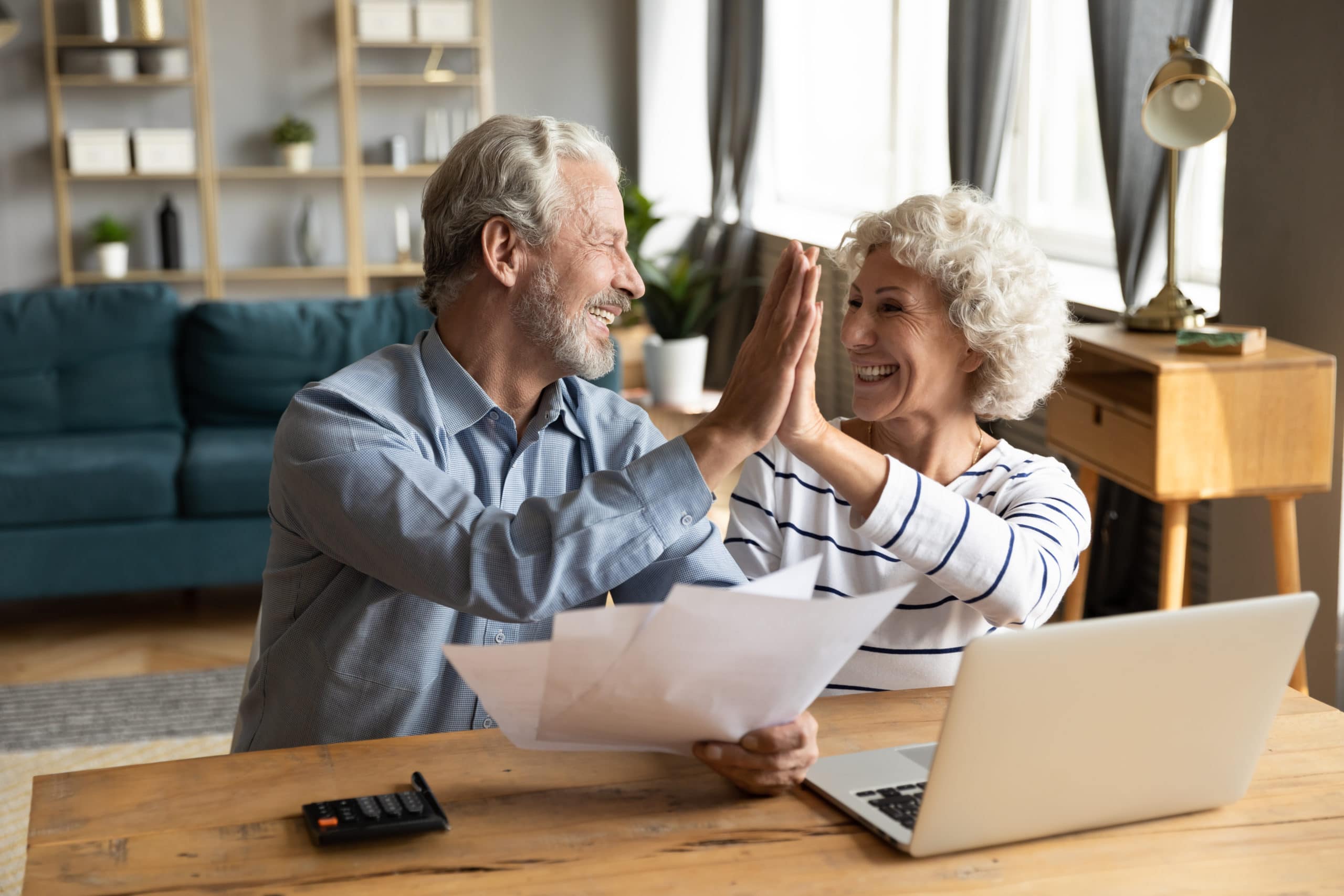 Seniors applying for a reverse mortgage loan
